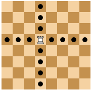 How to solve Chedoku puzzle game, Learning chess threat patterns, rook